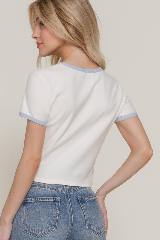 Celeste Embroidered Tennis Basic